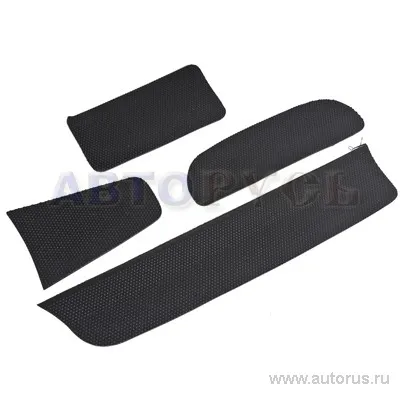 Коврик на приборную панель ВАЗ 2190 Гранта черный 4шт