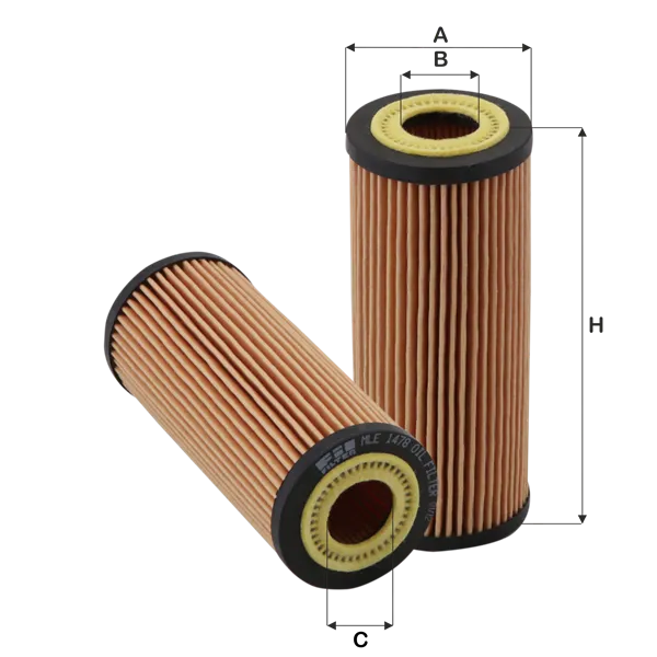 Фильтр масляный BMW E46/E90/E60/E65/X5(E70)/X6(E71) all 2.5D/3.0D FIL FILTER MLE1478