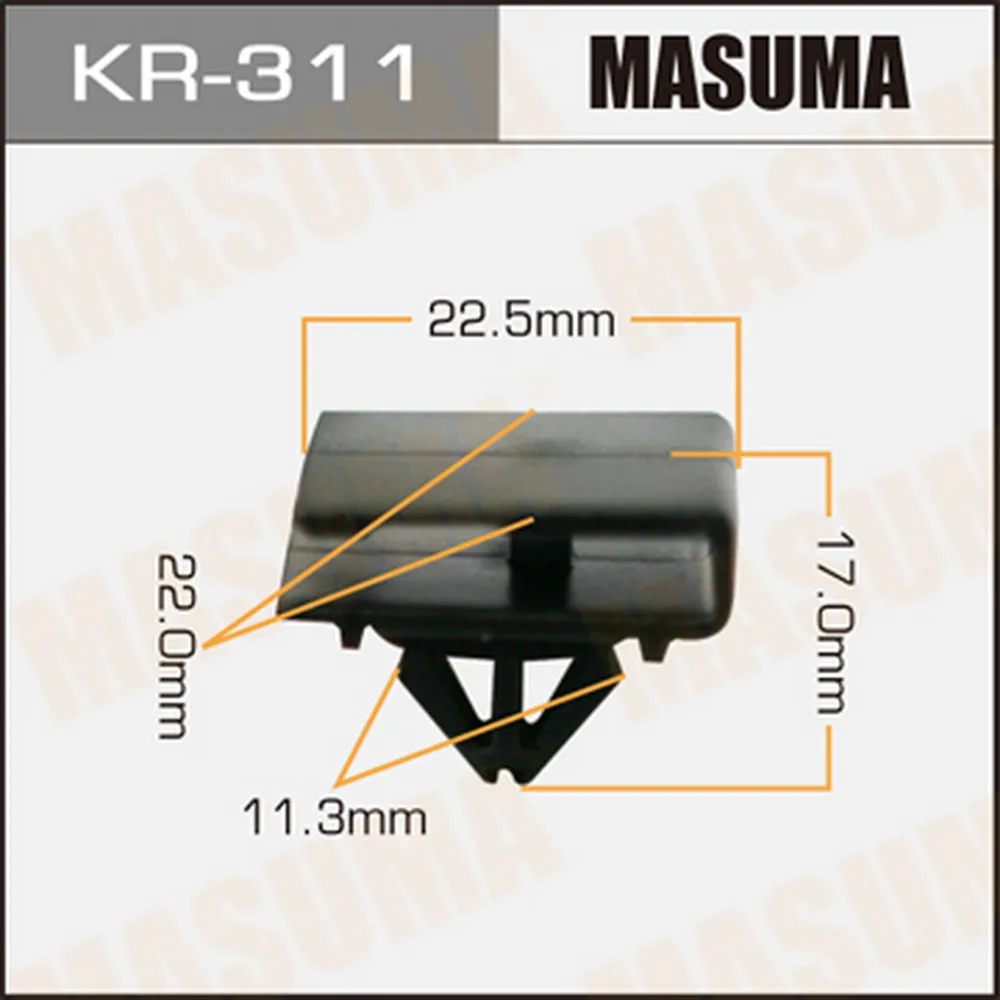 Клипса honda accord,hyundai elantra,kia optima,toyota camry 90 MASUMA KR311