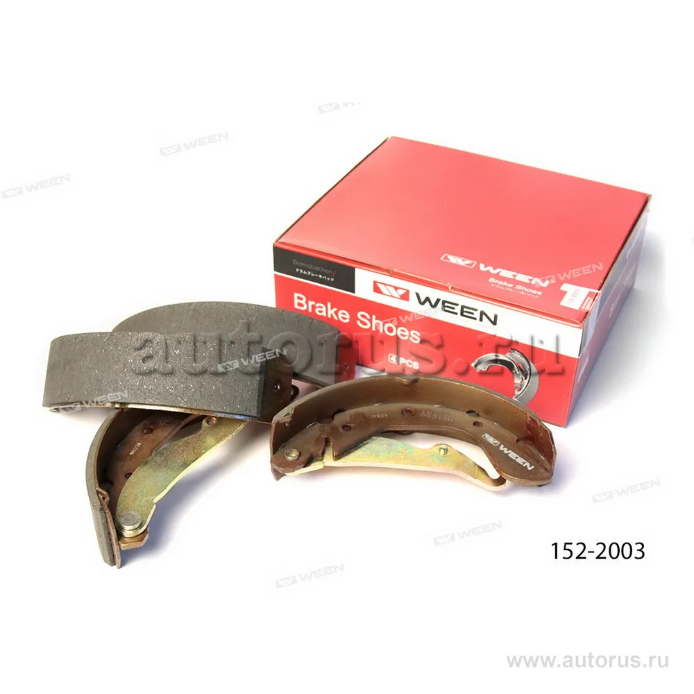 Тормозные колодки барабанные CHEVROLET Epica, Lacetti, Lanos, DAEWOO Nexia, Nub WEEN 152-2003