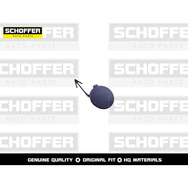 Заглушка бампера буксировочного крюка VW Polo sedan 10-14 SCHOFFER SHF01725
