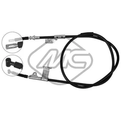 Трос ручника NIS PRIMERA P11 ALL SX L Metalcaucho 82353