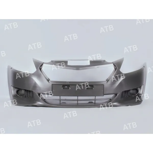 Бампер Datsun On-Do 1 2014-2019 передний под покраску литой с решеткой без ПТФ ATB 1AOD00146F