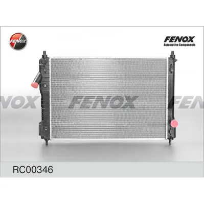 Радиатор охлаждения CHEVROLET AVEO (T250, T255) 1.4 08- AT 600X418X26; FENOX RC00346