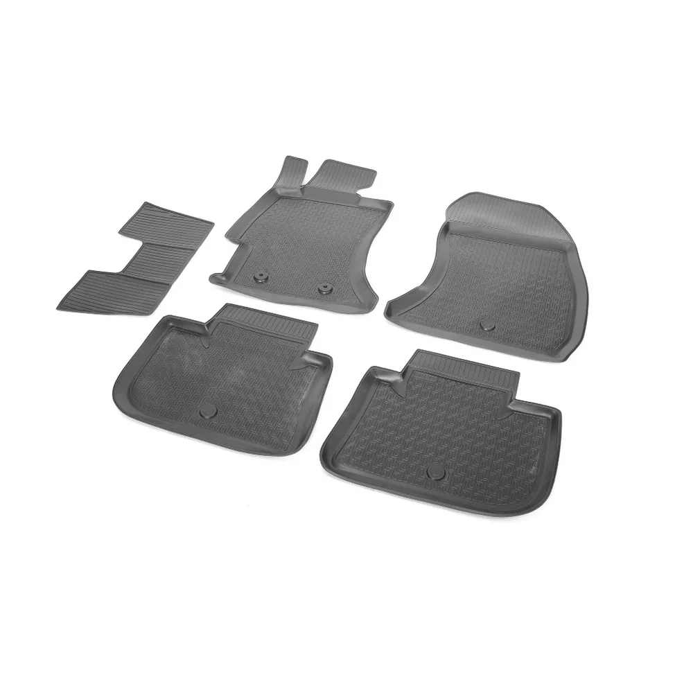 Коврики салона полиуретан черный Subaru XV II GT/G24 2017- с крепежом COMFORT 46.99.509.PL