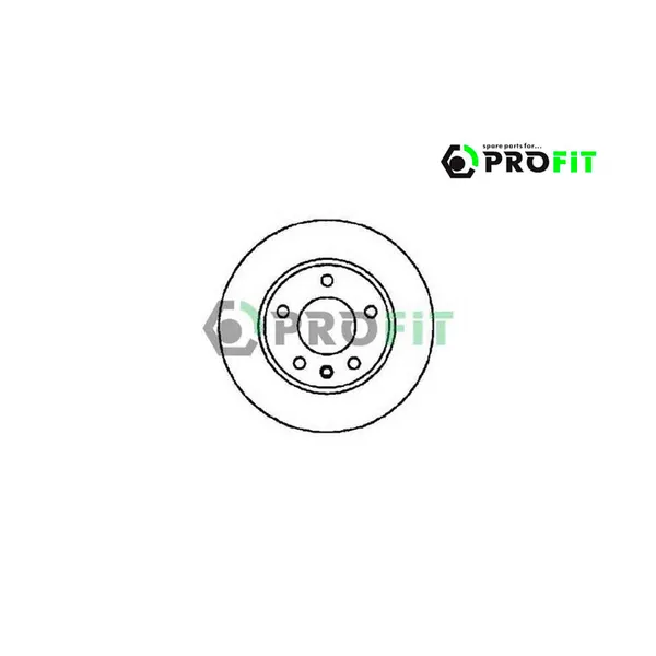 Диск тормозной MAZDA 3, 5 03- FRONT PROFIT 5010-1311-1