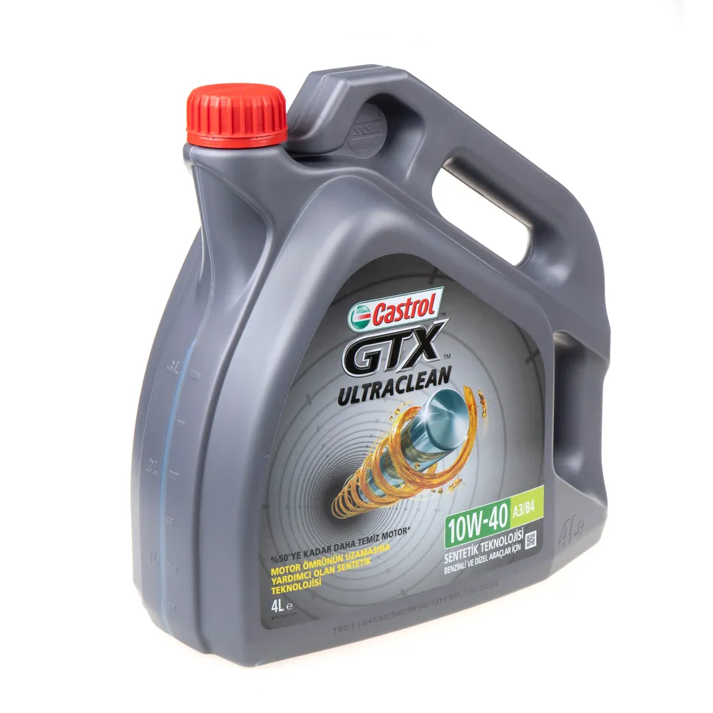 Масло моторное CASTROL GTX Ultraclean A3/B4 10W-40 полусинтетическое 4 л 15A4E1