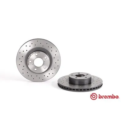 Диск тормозной SUBARU BRZ 12-, FORESTER 97-, IMPREZA 94-, LEGACY I 92-94, LEGACY II 96-99, LEGACY II BREMBO 0956742X