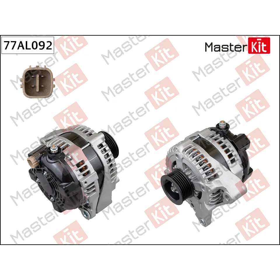 Генератор TOYOTA LC 200 4.7 MASTERKIT 77AL092
