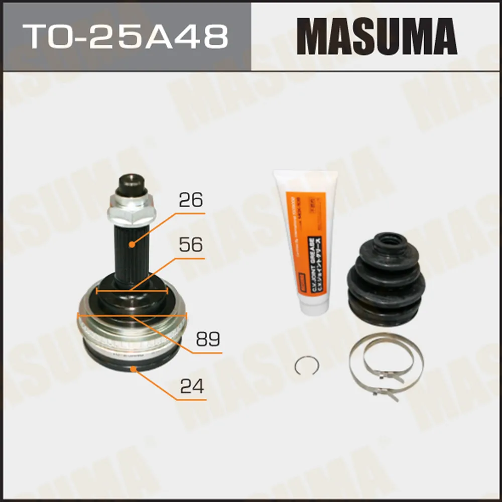 ШРУС TOYOTA CALDINA MASUMA TO-25A48