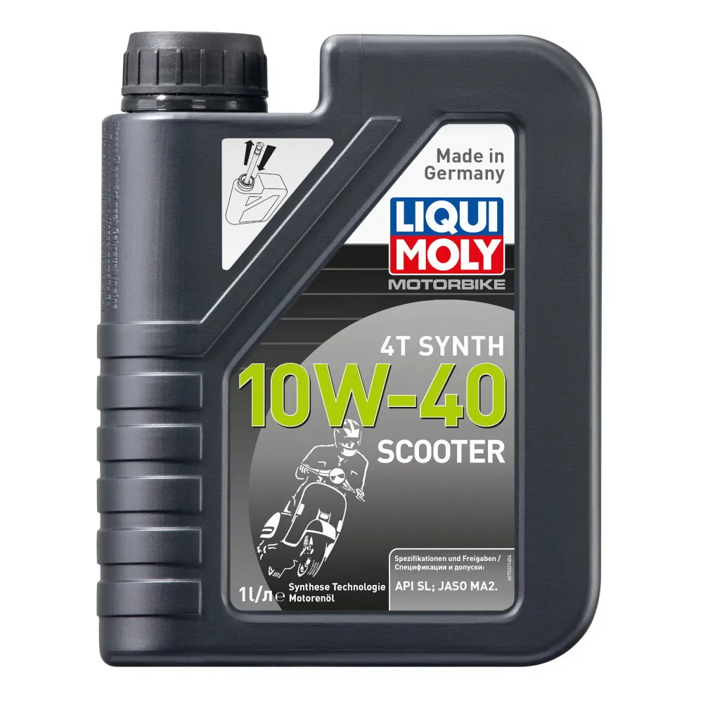 Масло моторное LIQUI MOLY Scooter Motoroil Synth 10W-40 синтетическое 1 л 7522