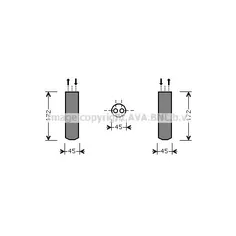 Осушитель кондиционера MAZDA 3/5 1.6/2.0 03-