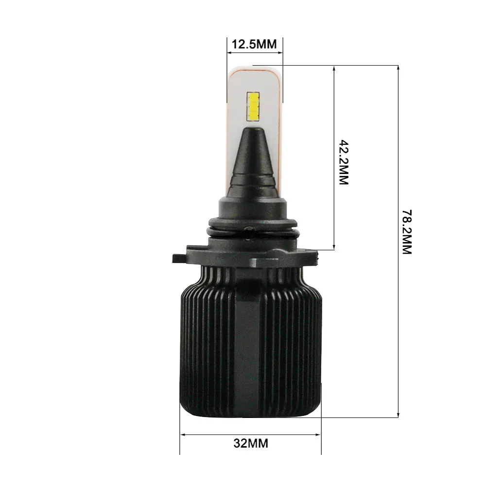 Лампа светодиодная 8-32V HB4 25W P22d 5000K VIZANT Seoul-csp 2 шт. картон с корейским чипом J19006/HB4