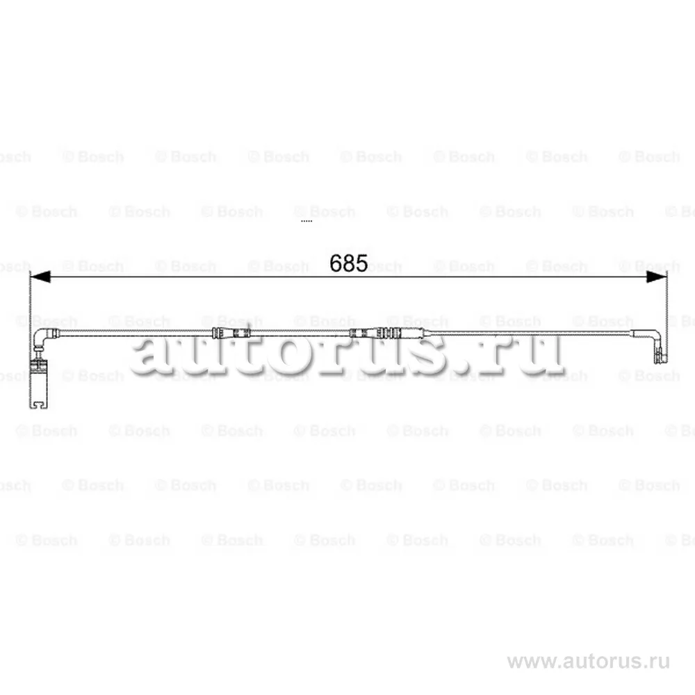 Датчик износа колодок (задний) BMW E60/61 BOSCH 1 987 473 003