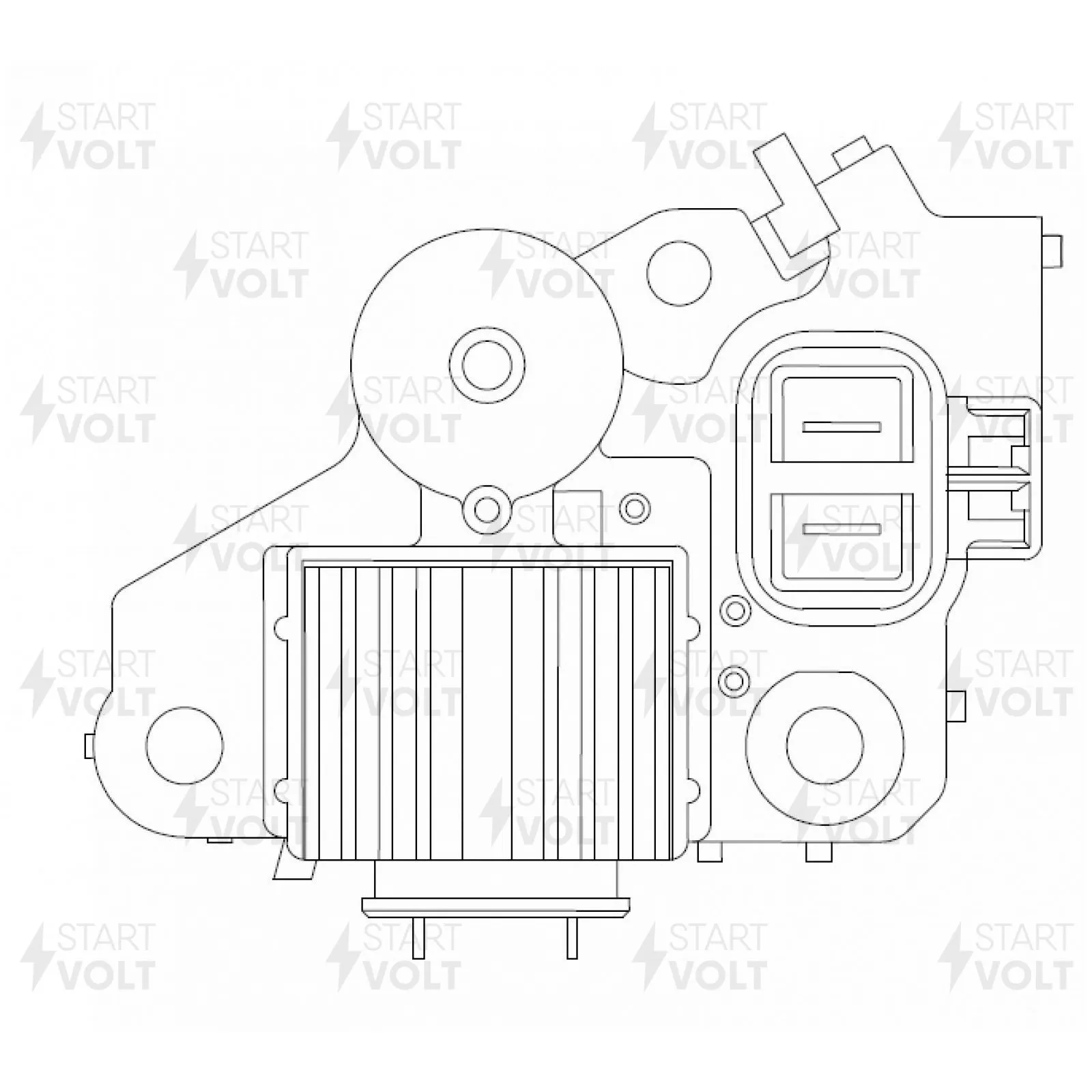 Регулятор напряжения генератора STARTVOLT VRR 0891