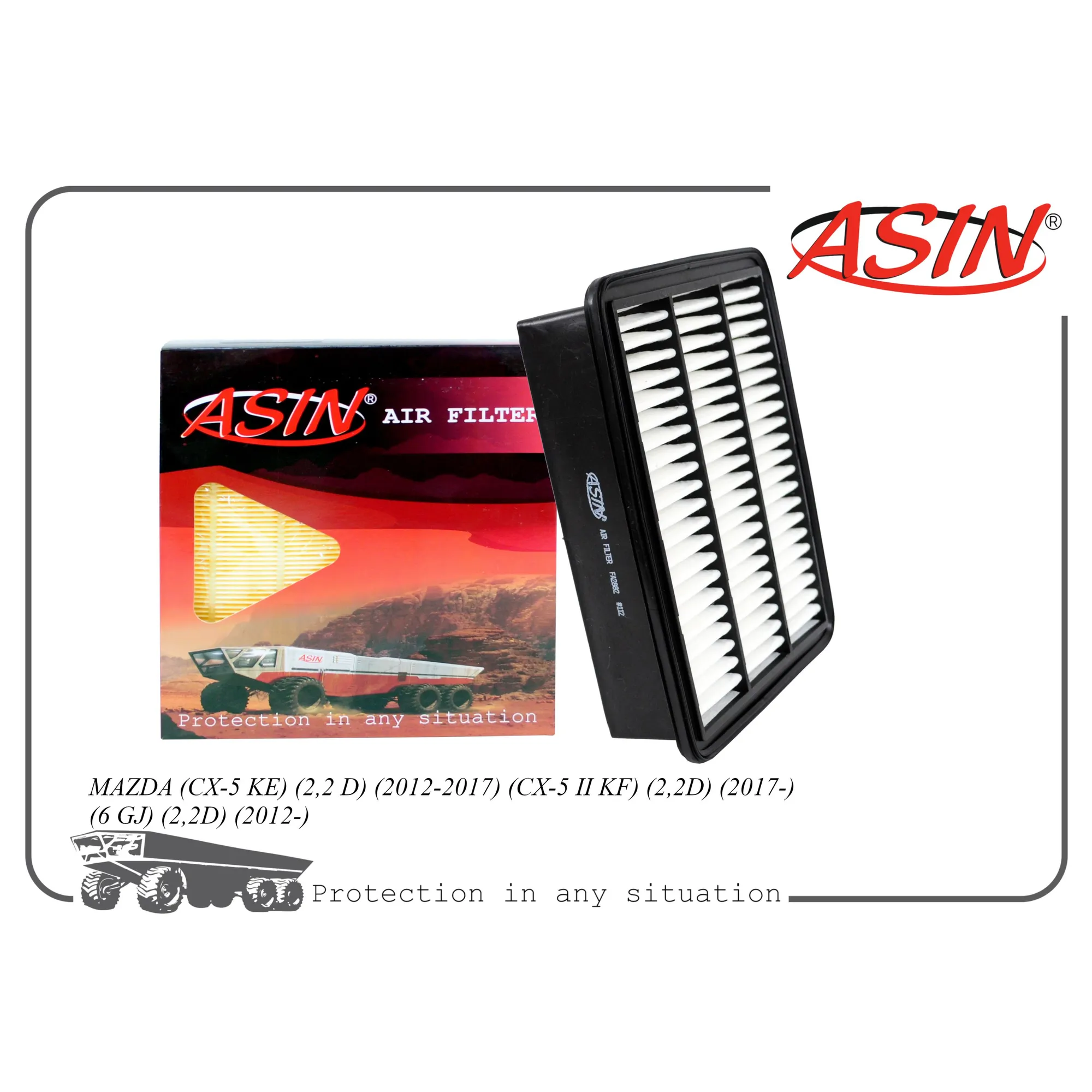 Фильтр воздушный PY8W-13-3A0/ASIN.FA2882 ASIN ASIN ASIN.FA2882