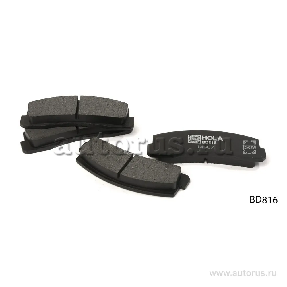 Колодки передние LADA Niva (2121-21214),4x4, CHEVROLET Niva (2123) HOLA BD816