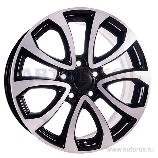 Диск литой R17 7J 5x114.3/66.1 ET47 КИК Juke 623 алмаз черный 10883
