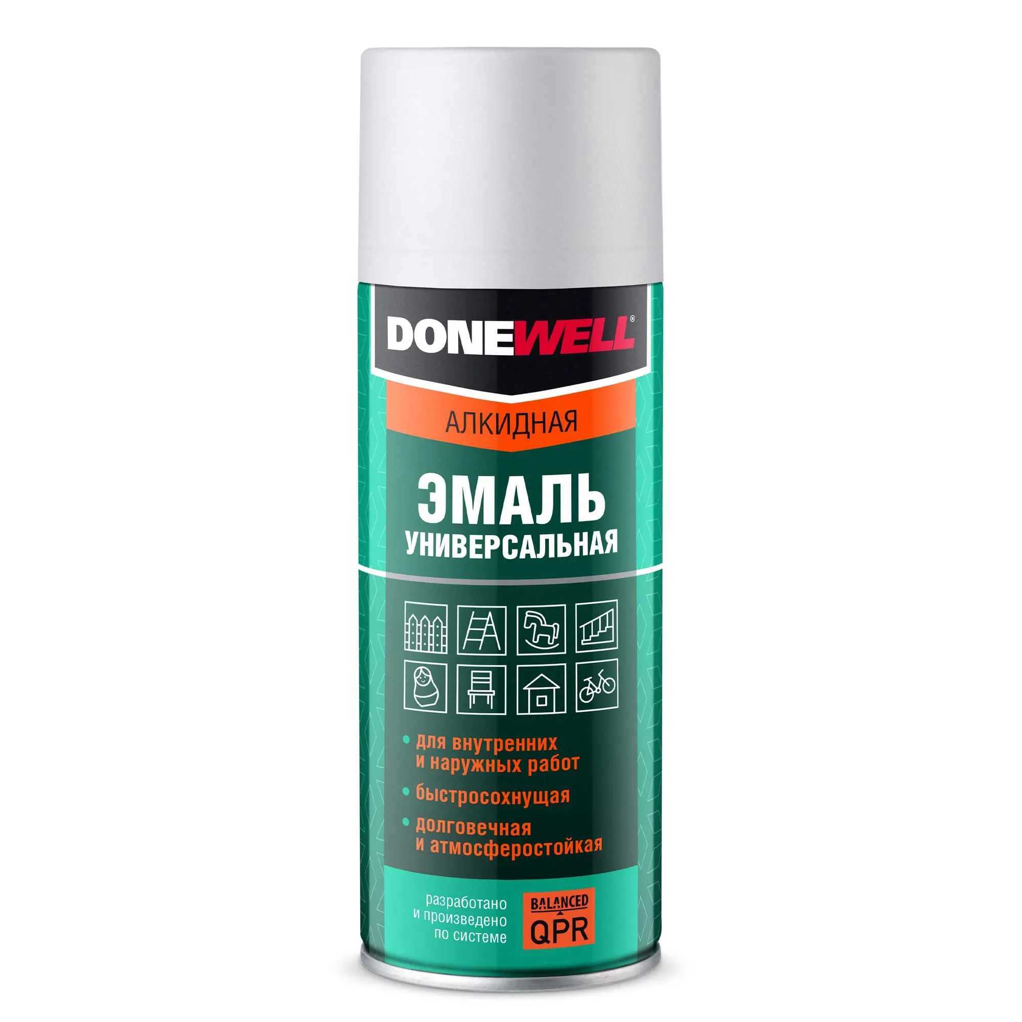 Эмаль DONEWELL универсальная белая матовая DONEWELL DONEWELL DW1101