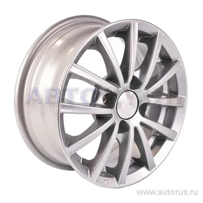 Диск литой R13 5.5J 4x98/58.6 ET35 КИК Баттерфляй сильвер 2607(7022)