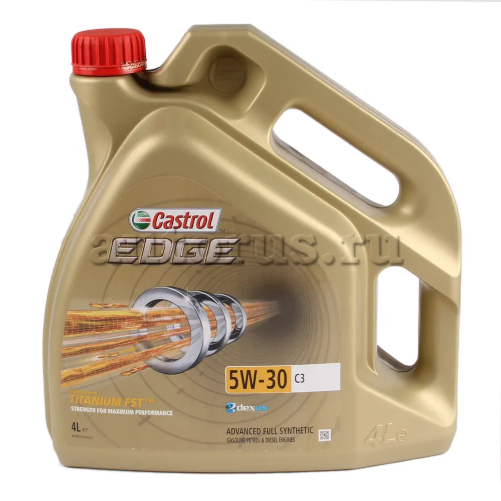 Масло моторное CASTROL EDGE С3 5W-30 синтетическое 4 л 15A568