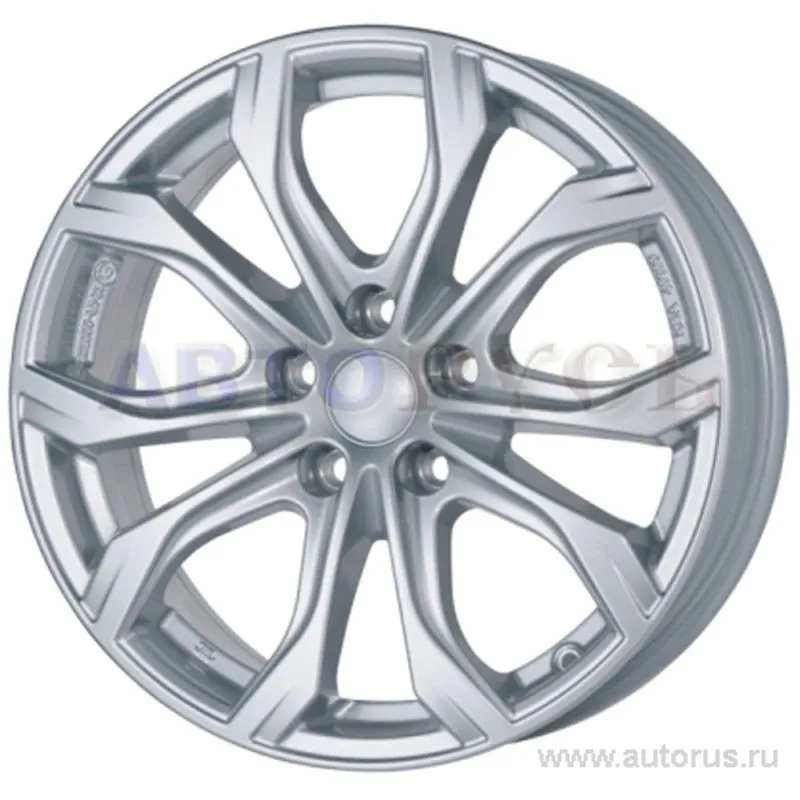 Диск литой R19 8.5J 5x112/66.5 ET45 ALUTEC W10 Polar Silver W1085945B610