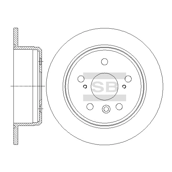 Диск тормозной SANGSIN BRAKE SD4074