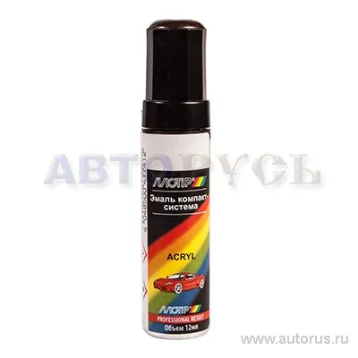 Краска с кисточкой MOTIP MITSUBISHI X42 Черный металлик ME, 12 мл. Motip Mits-i X42 chern metall ME 12m