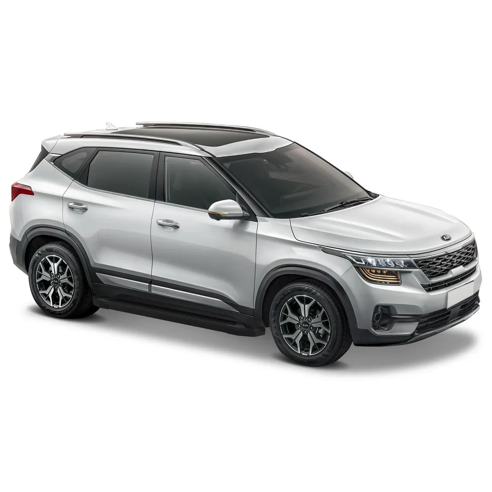 Порог-площадка Black F180ALB + комплект крепежа, RIVAL, Kia Soul 2019-, Kia Seltos 2019- Kia Seltos, Soul F180ALB.2805.1