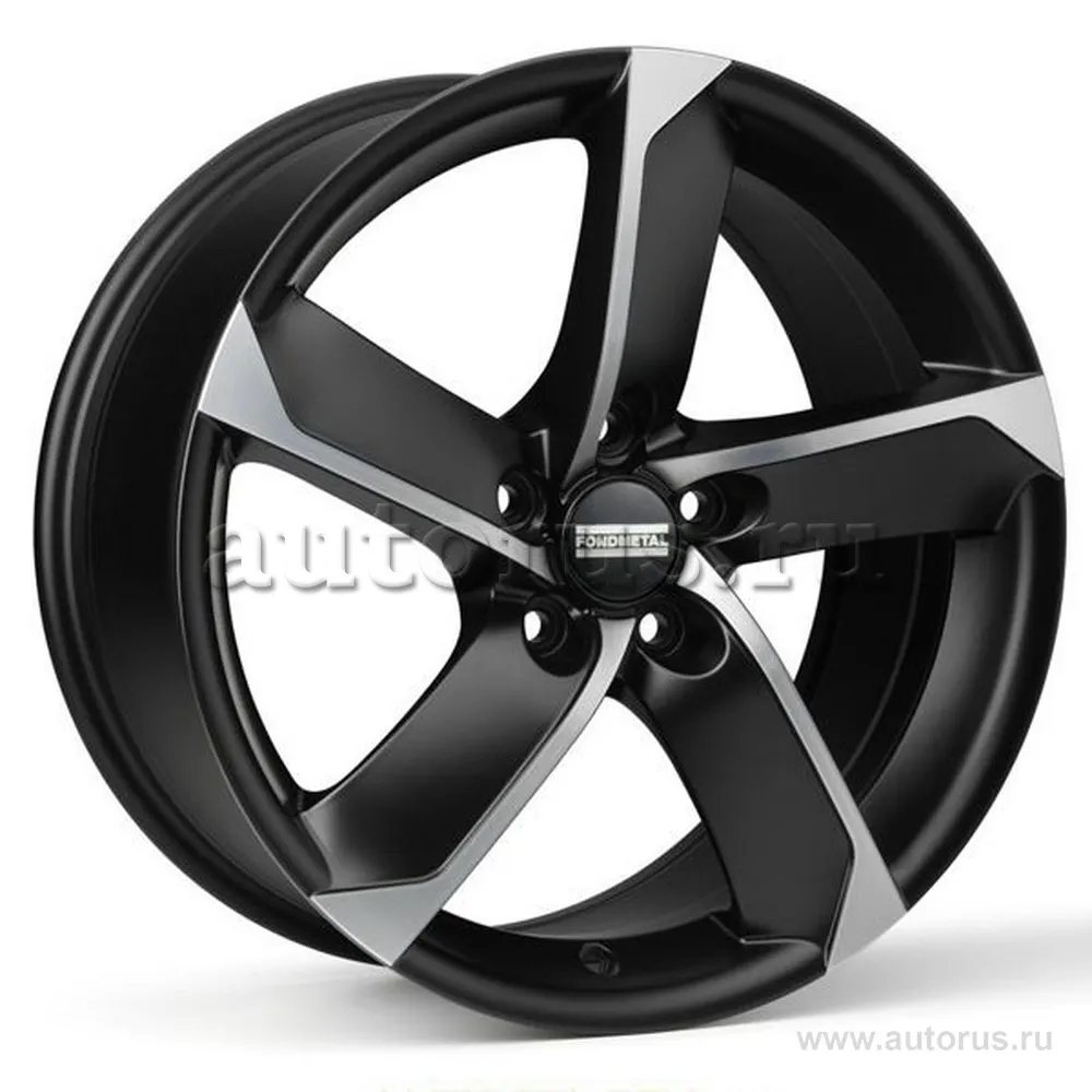 Диск литой R16 7J 5x114.3/67.2 ET42 FONDMETAL 7900 Matt Black Polished 79007016425114ZNA4