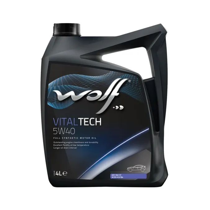Масло моторное Wolf Oil VITALTECH 5W-40 синтетическое 4 л 8311192