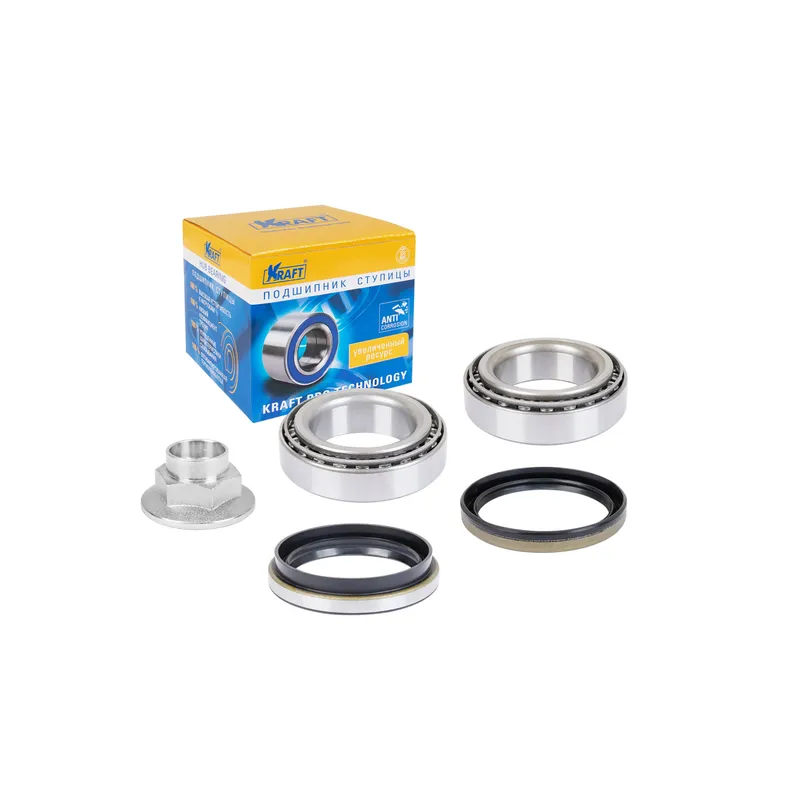 Подшипник ступицы передний (компл. 2шт) Kia Rio (00-05) 1.3-1.5/ Mazda 121 II-III (90-03) KRAFT KT204535