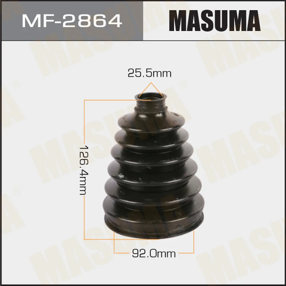 Пыльник ШРУСа (пластик + спецхомут) MASUMA MF2864