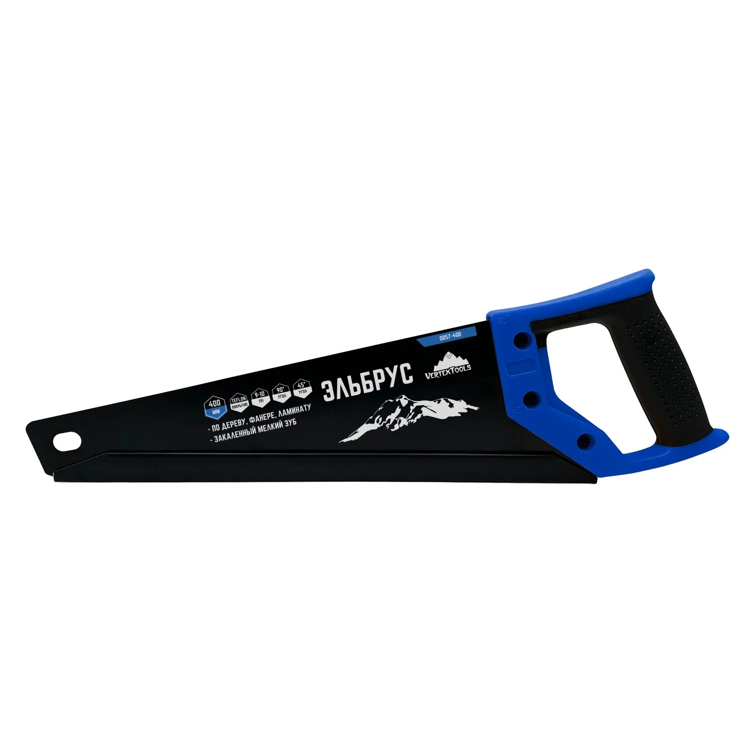 Ножовка по дереву, 400 мм, эльбрус VertexTools 0057-400