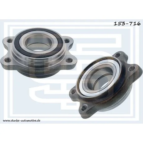 Подшипник ступицы передний/задний AUDI A6 (4F) / AUDI A8 (4E) / VW PHAETON d92mm STARKE 153-716