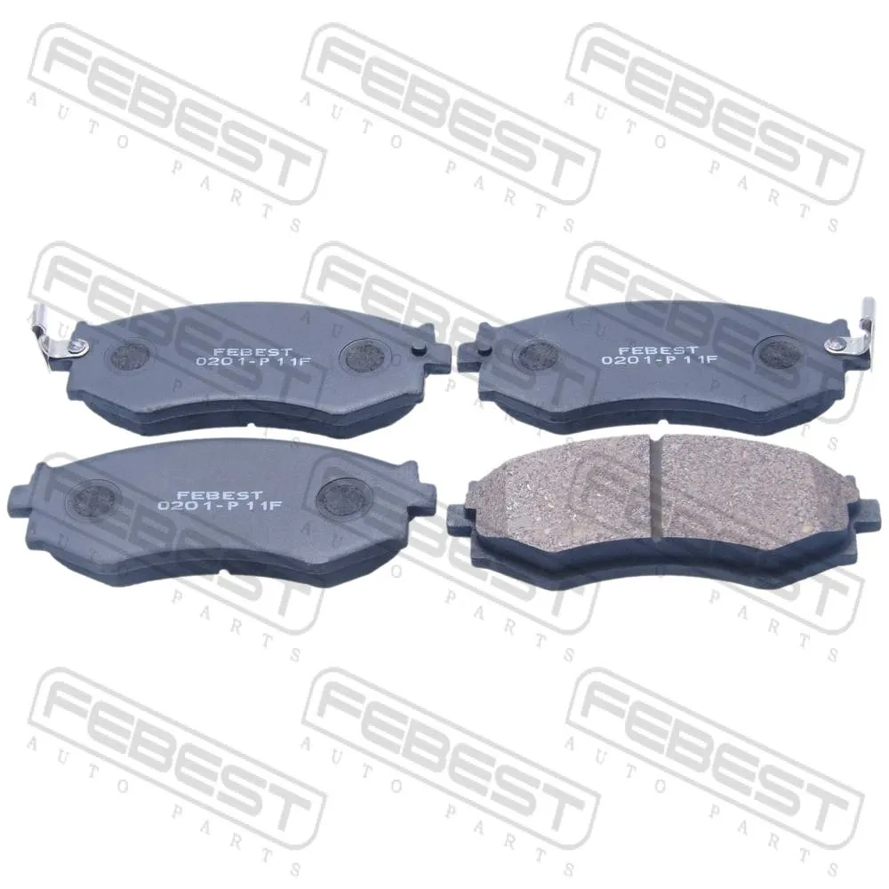 Колодки тормозные передние FEBEST 0201-P11F
