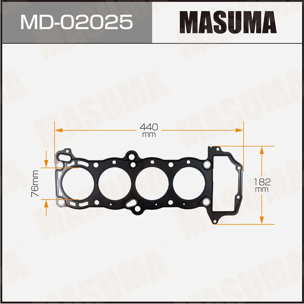 Прокладка ГБЦ NISSAN NX COUPE MASUMA MD-02025