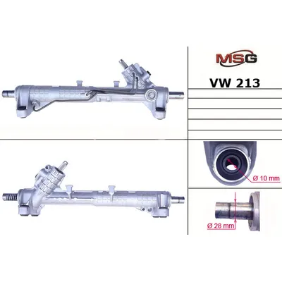 Рулевая рейка с ГУР новая VW TRANSPORTER IV 90-03