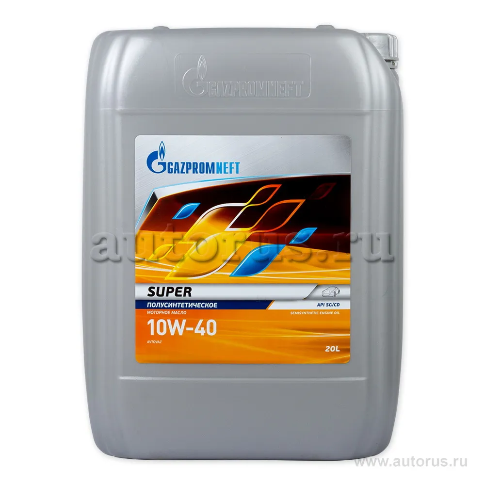 Масло моторное Gazpromneft Super 10W-40 полусинтетическое 20 л 2389906501