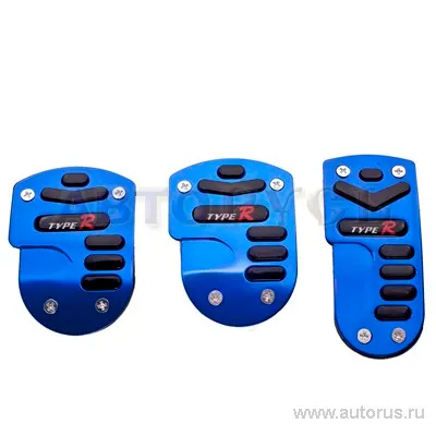 Набор накладок на педали синий-черный Azard 1045 VSK-00062309