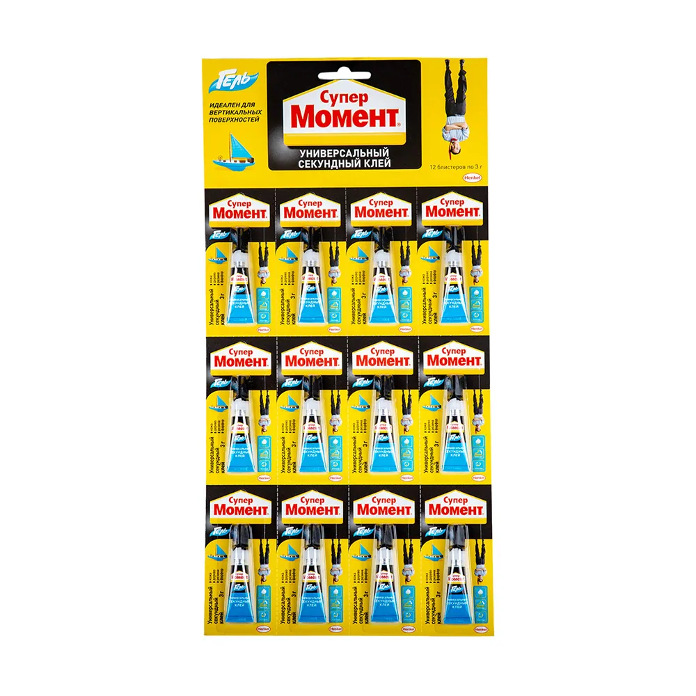 Клей Момент супер гель 3 гр.