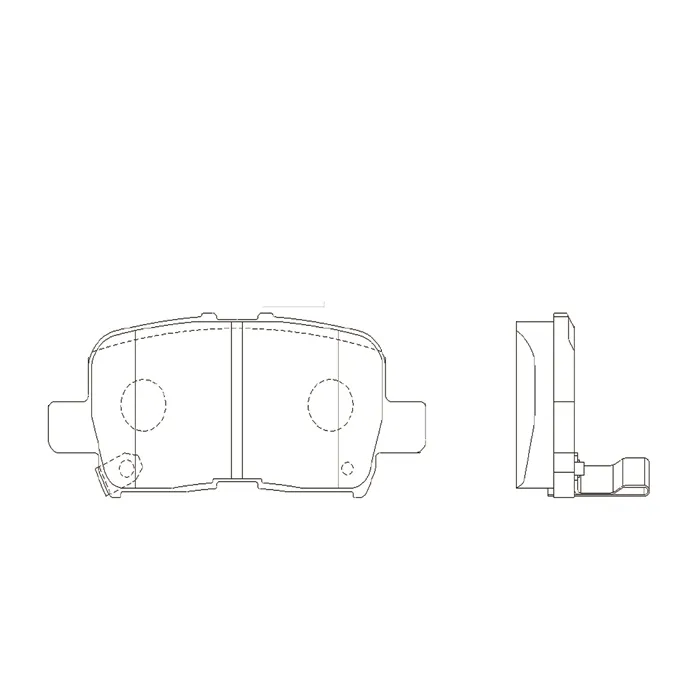 Колодки задние Honda Odyssey/MR-V/MDX/Pilot, Acura MDX 01 CTR GK0332
