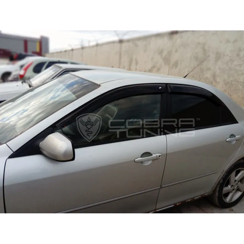 Дефлектора на окна Mazda 6 I Hb 5d 2002-2007 деф.окон Cobra Tuning M20502