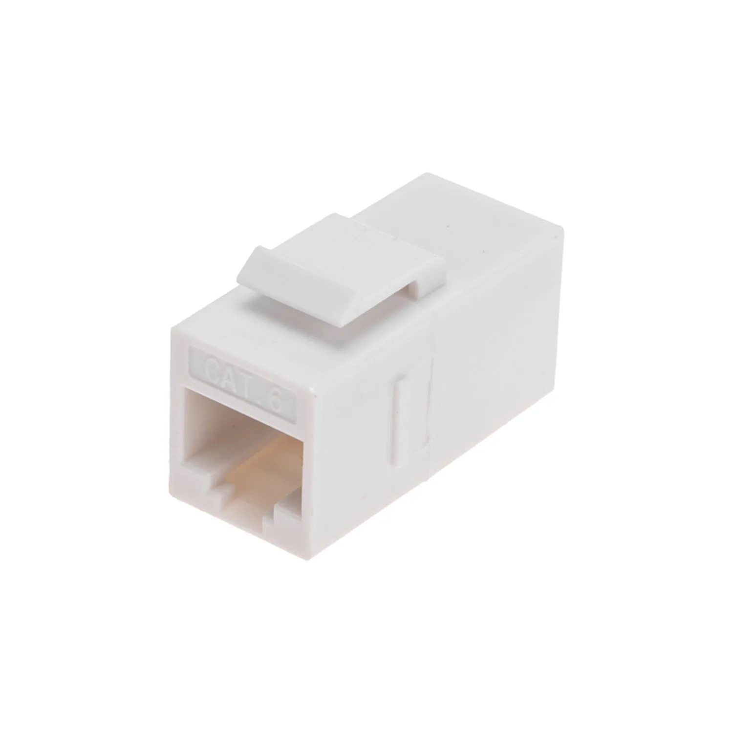 Адаптер проходной формата Keystone, Jack RJ-45(8P8C), UTP, CAT 6 PRO REXANT 02-0108