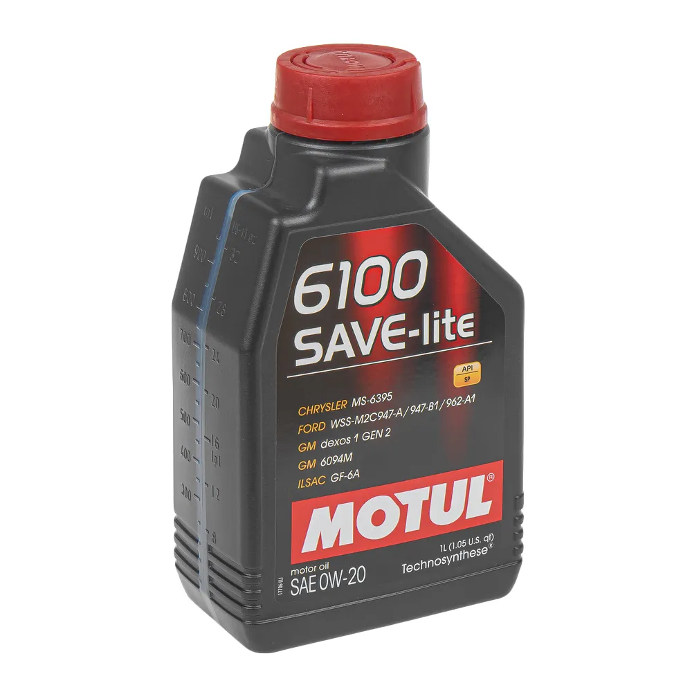 Масло моторное Motul 6100 Save-Lite 0W-20 синтетическое 1 л 108002