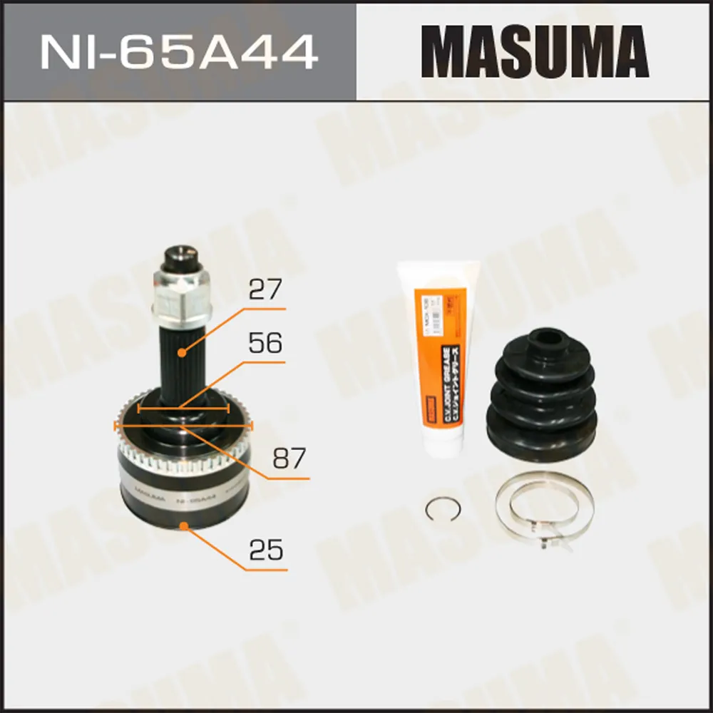 ШРУС MASUMA 25x56x27 (1/6) MASUMA NI65A44