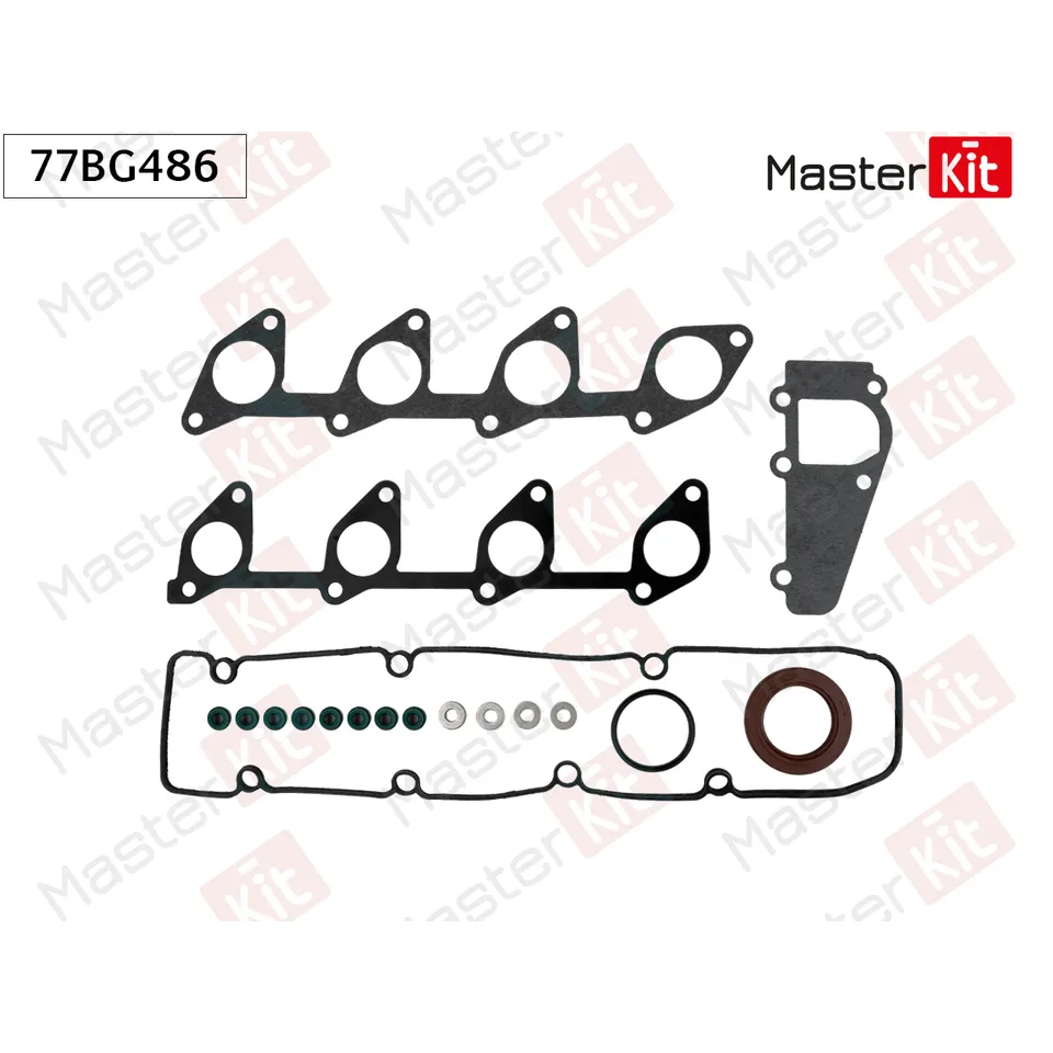 Комплект прокладок ГБЦ Peugeot 307 (3A/C) RHY (DW10TD) MASTERKIT 77BG486