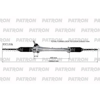 Рейка Рулевая FORD ESCAPE 2008-2012 PATRON PSG3226