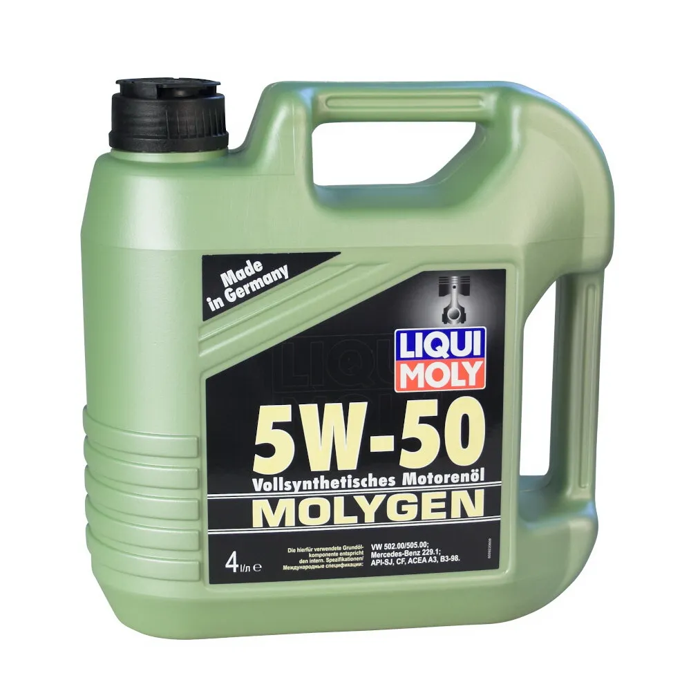 Масло моторное LIQUI MOLY Molygen 5W-50 синтетическое 4 л 3922