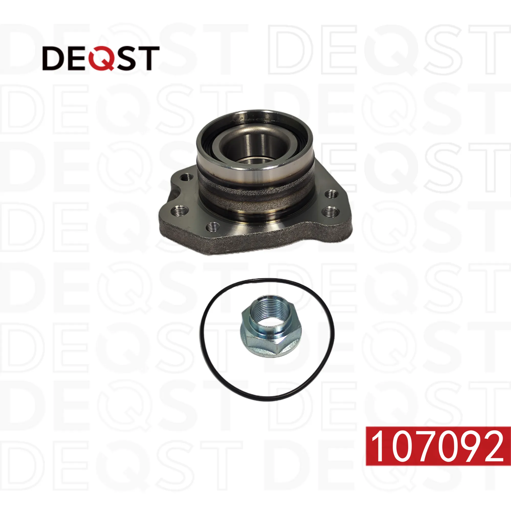 Ступица колеса с подшипником задняя L, HONDA CR-V I (RD) 2,0 16V -02.2002 DEQST 107092